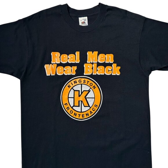 90s Vintage Kingston Frontenacs OHL T-shirt Single Stitch Ontario Hockey. - Picture 4 of 6